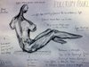 Reclining figure sketch